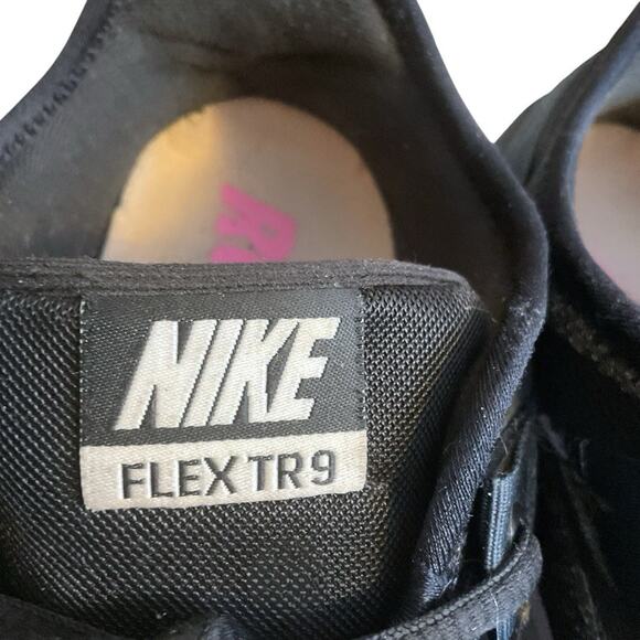 Nike Flex TR 9 Running Training Sneaker Women SZ 12 Black Anthricite AQ7491-002 - Picture 3 of 14